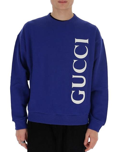 blue and white gucci sweater